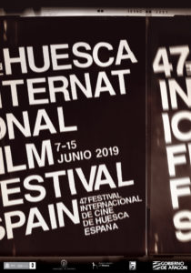 Cartel oficial de la 47 edición del Festival Internacional de Cine de Huesca, realizado por la diseñadora Ana Criado